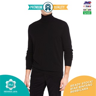 TURTLENECK PRIA / COWOK TANGAN PANJANG BAJU KAOS LEHER ...