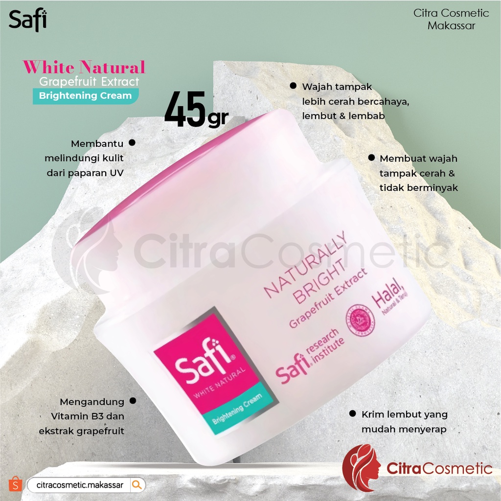 Safi White Natural Grapefruit Extract Series Brightening Cleanser | Brightening Cream