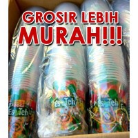Premium (Mount) tpo- gelas teh poci 16oz SLOP isi 50 cup poci es plastik besar 16 oz original 100%
