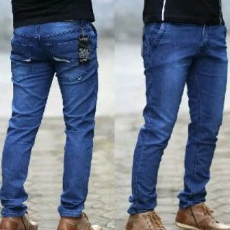 COD celan panjang pria celanan jins birumuda/birutua/hitam