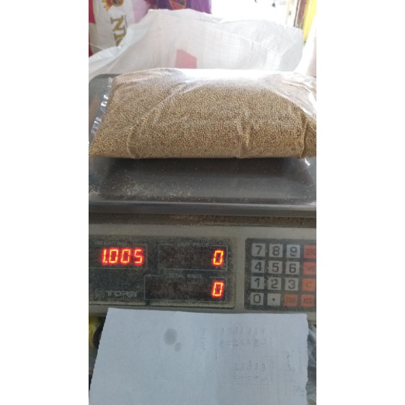 milet putih vita 1000 gram milet makanan burung lovebird perkutut tekukur