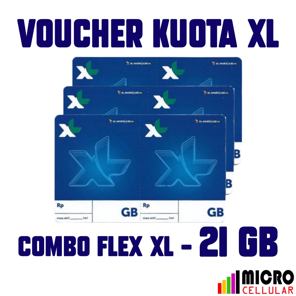 Voucher XL Combo Flex XL 21 GB + Bonus Kuota 7 GB