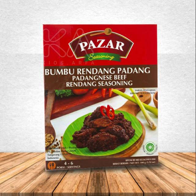 

PAZAR bumbu rendang padang 100 gram