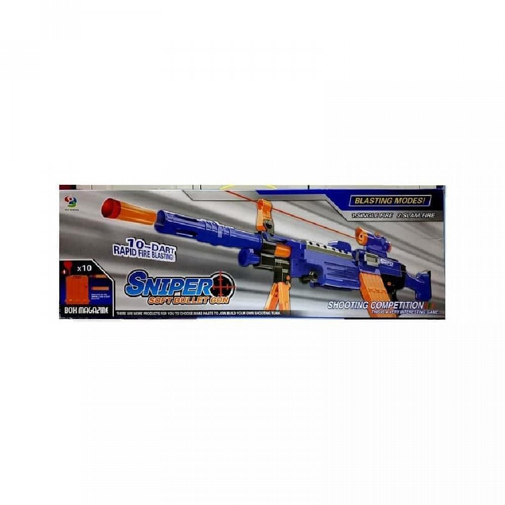 PISTOL MAINAN ANAK SNIPER MIRIP NERF SOFT BULLET GUN