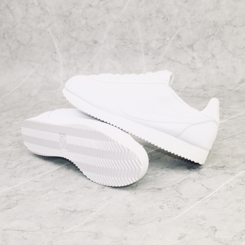Jual Nike Cortez All White | Shopee 