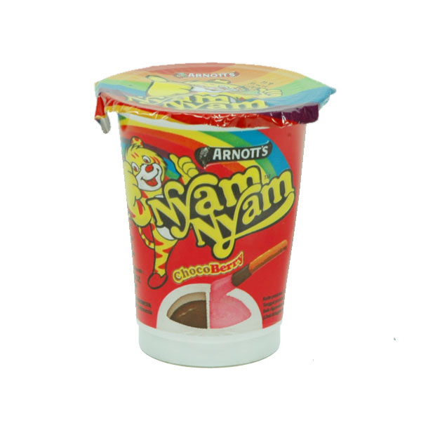 

NYAM NYAM BISC CHO BERRY 28 GR