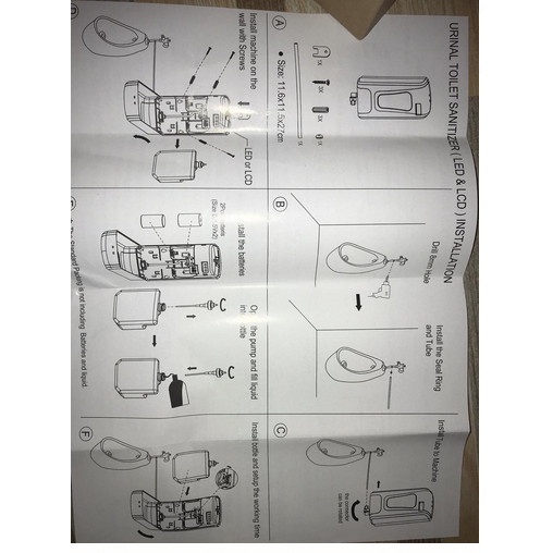 URINAL CLEANER DIGITAL / URINAL TOILET SANITIZER / URINAL OTOMATIS