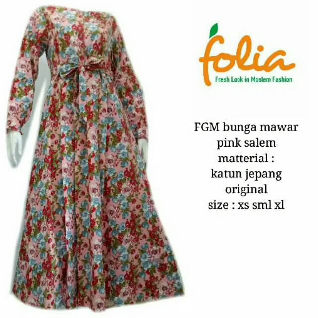 Gamis Folia Bunga gamis folia