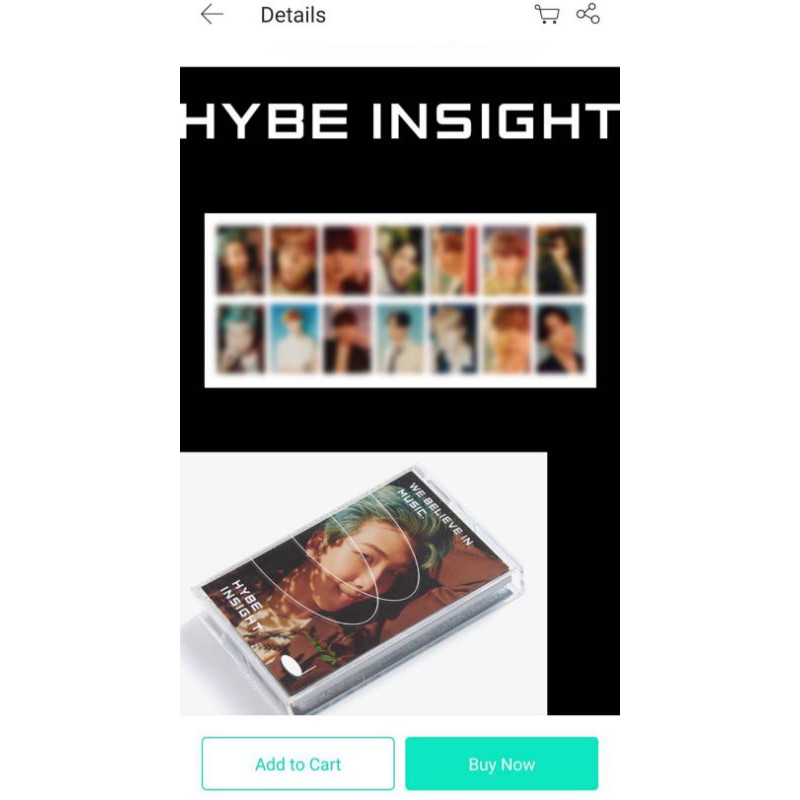 KPOP READY SIAP KIRIM PC HYBE INSIGHT BTS