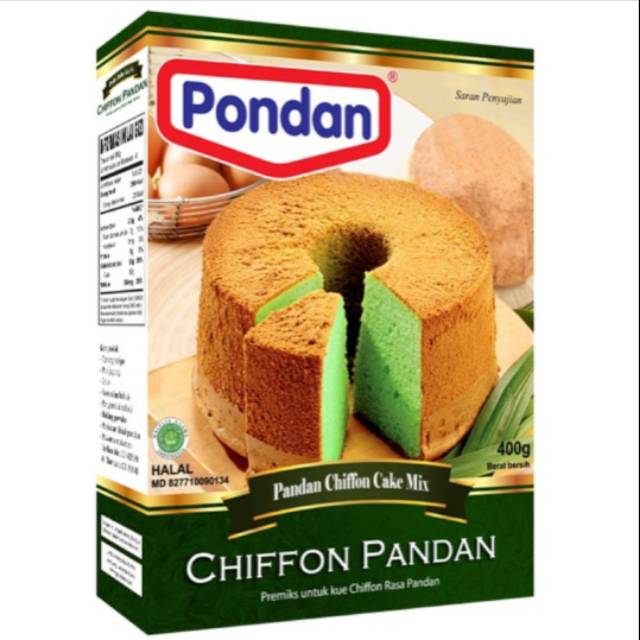 

Pondan chiffon pandan 400 gram