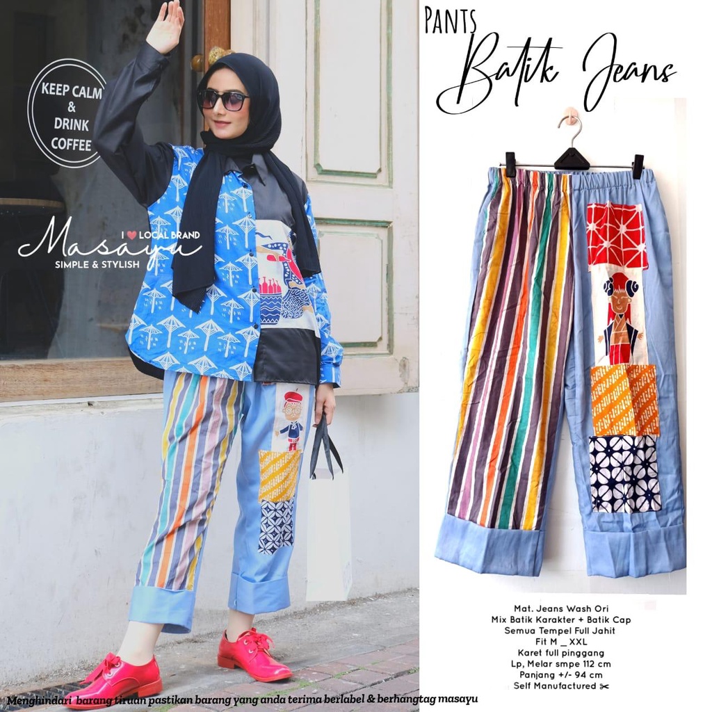 Celana Batik Jeans by Masayu