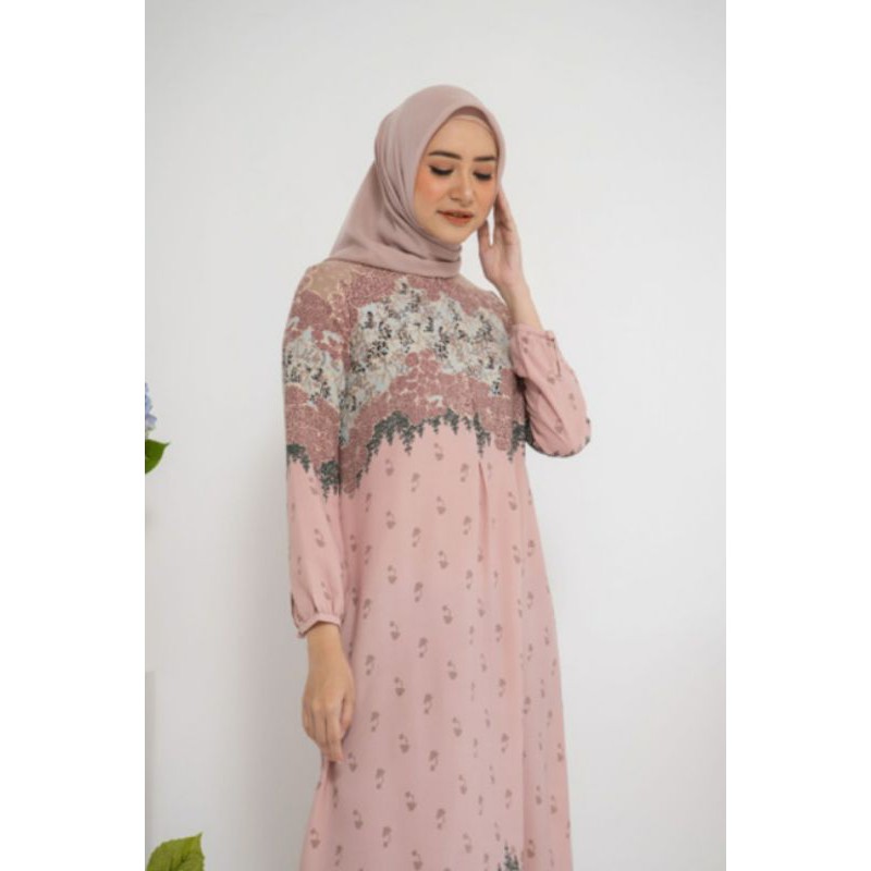 ZAFIFA DRESS L Geulis Dustypink