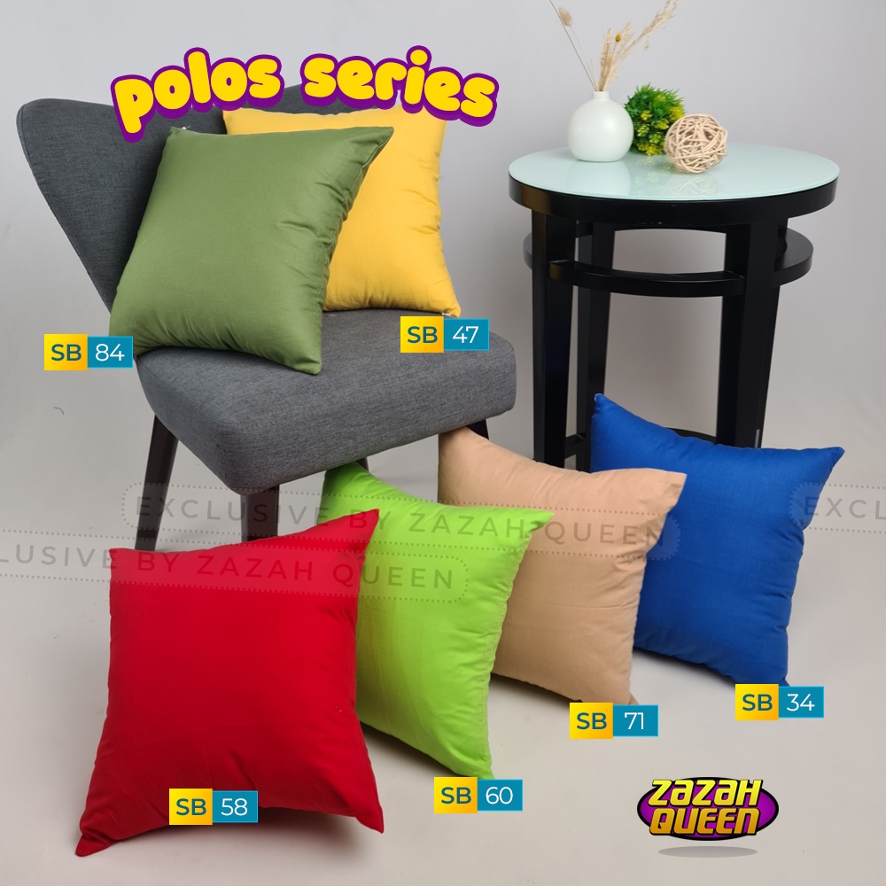 [MOTIF POLOS] Sarung Bantal Sofa Minimalis