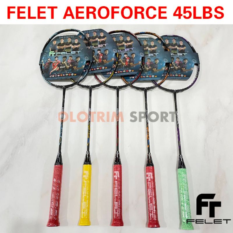 Raket Badminton Felet Aero Force 45LBS AeroForce Original
