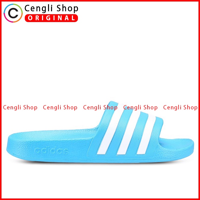 SANDAL ADIDAS PRIA ORIGINAL SLIDE CASUAL ADILETTE AQUA BLUE