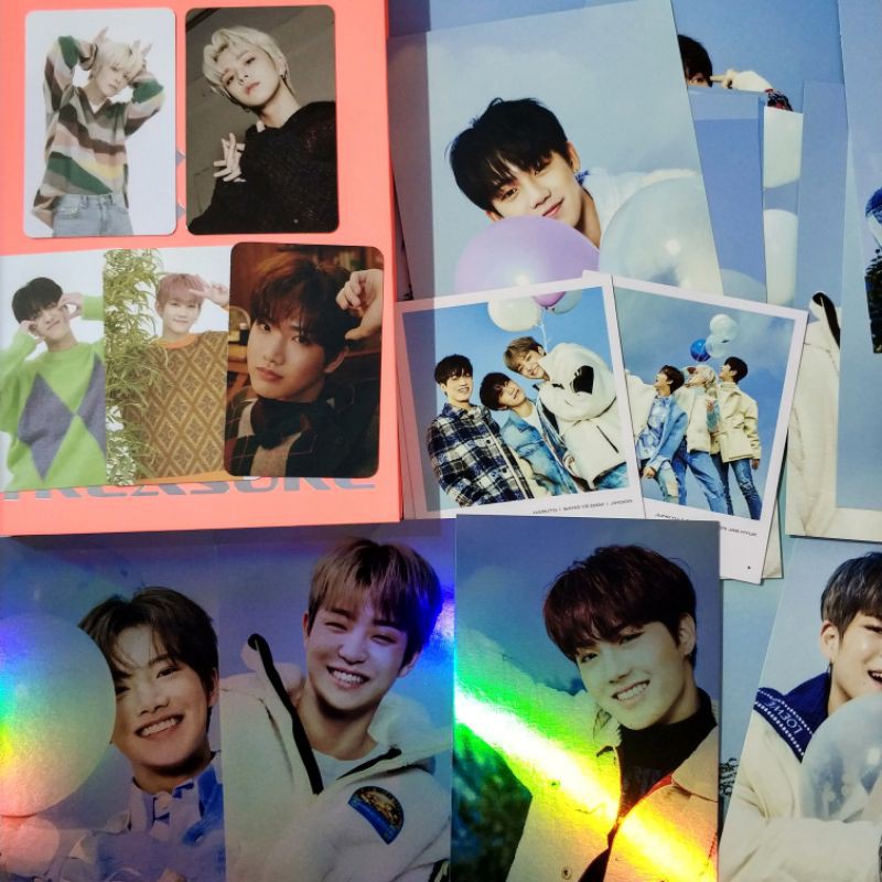 [READY STOCK] TREASURE FULL ALBUM ORANGE GREEN VER UNSEALED JUNKYU JIHOON HARUTO PC PHOTOCARD
