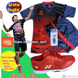 Sepatu Badminton Yonex Original Paket Hemat