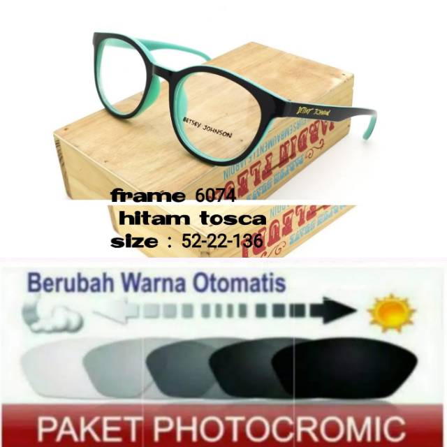 Frame Kacamata Anti UV Kaca mata Anti Radiasi + PHOTOCROMIC / PHOTO GREY Minus Plus dan Baca