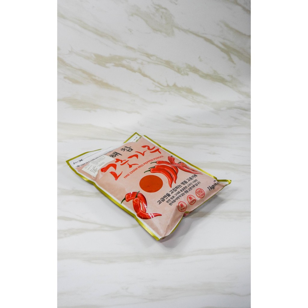 

Gochugaru HALUS Korea Hae Cham Red Pepper Chilli Powder Cabe Bubuk 1kg