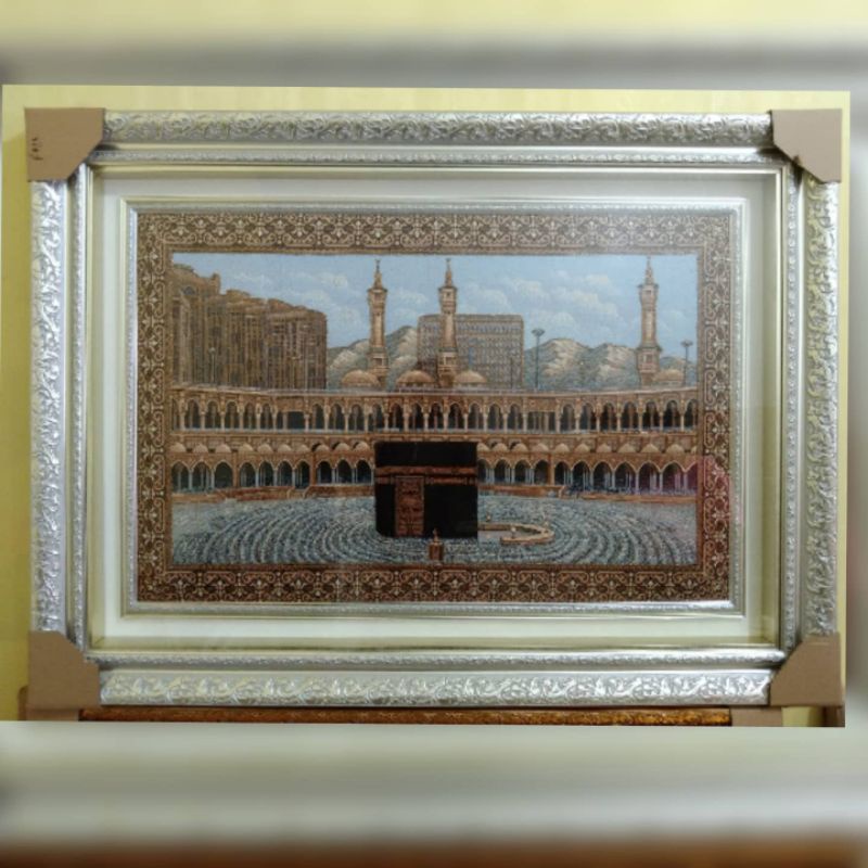 kaligrafi Turki kabah 140 x 94 cm