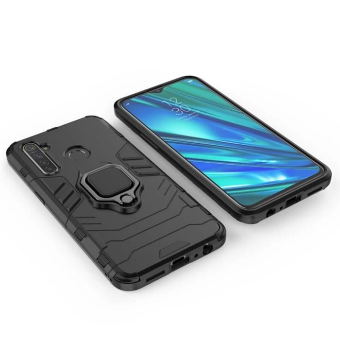 Magnetic Case Realme 5i Casing Robot Iron Pelindung Hp Anti Lecet