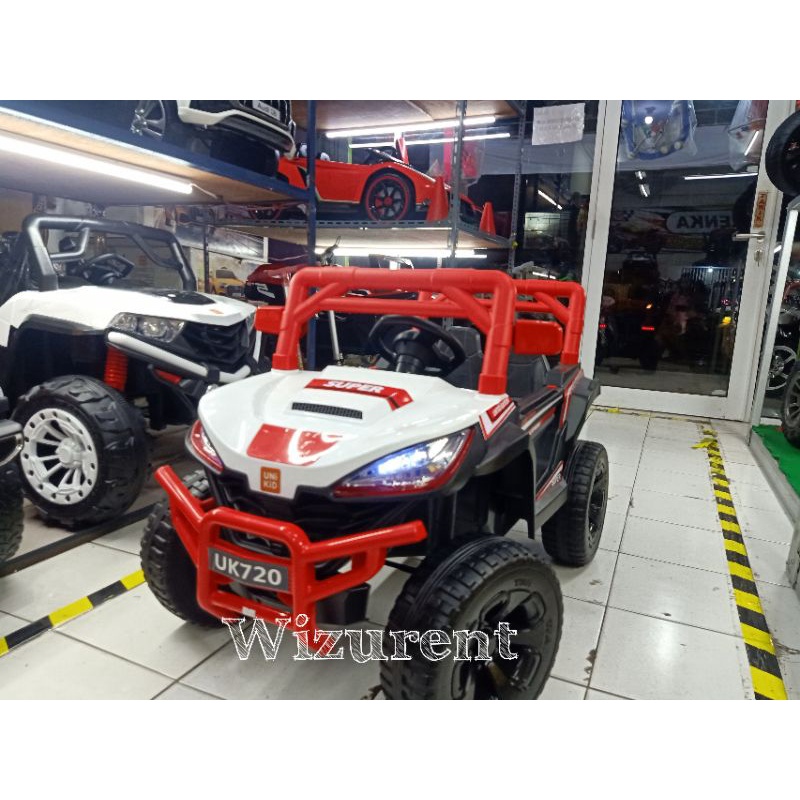 mobil aki Jeep  Rover style 12volt ban karet