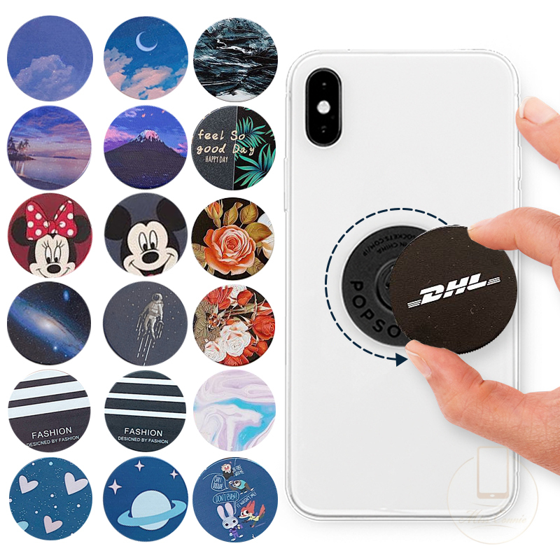 Stand Holder Popsocket Desain Bintang Hati Kucing Untuk Iphone Oppo Samsung Xiaomi Vivo