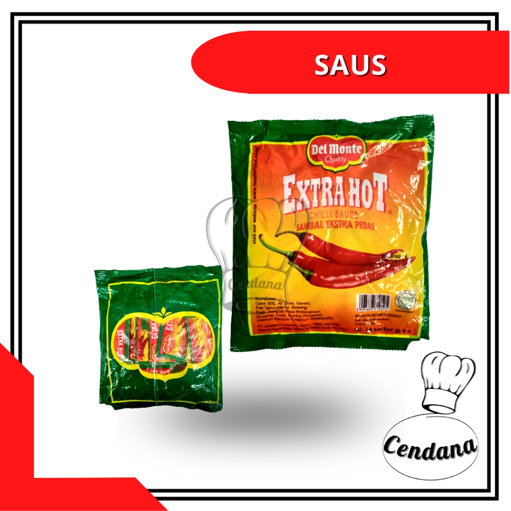 

DEL MONTE SAUS PEDAS SACHET 24X9GR