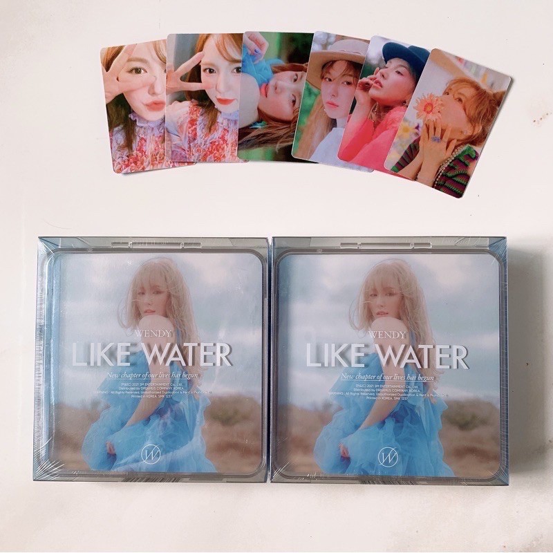 [READY] CASE VER. WENDY RED VELVET - LIKE WATER ALBUM ONLY irene seulgi joy yeri