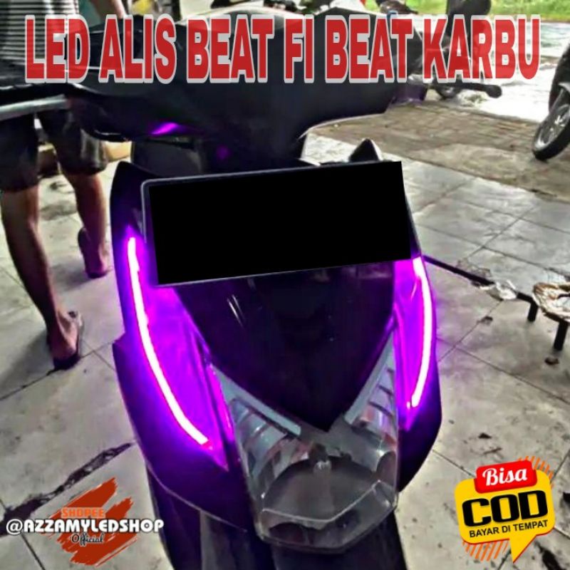 Lampu alis LED DRL alis flexible lentur BEAT Fi BEAT KARBU no bintik terang berkualitas