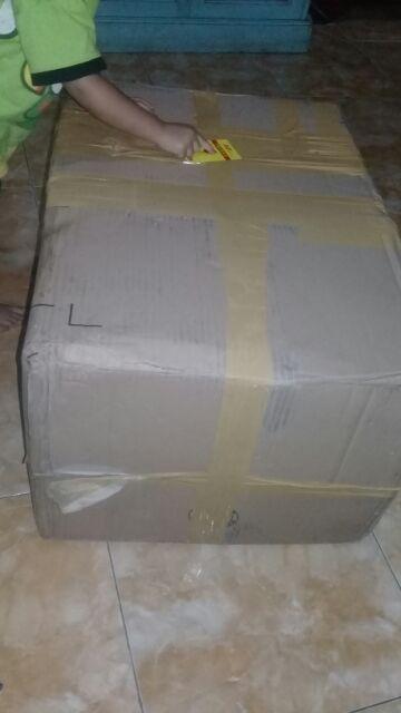 Kotak Hantaran Frame Tebal Mahar Nikah Putih Silver Isi 4