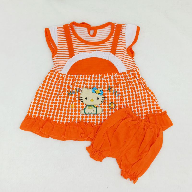 [Ss-1026] Pakaian Anak Perempuan New born 0-9bulan, Dress Bayi Lucu