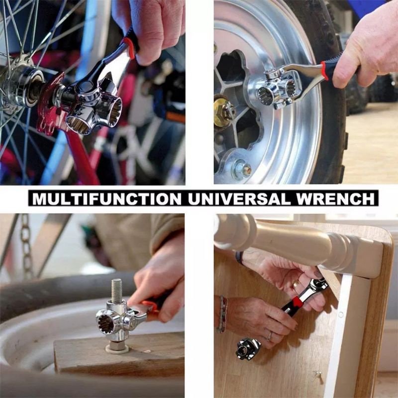 kunci ring 8 in 1 tiger wrench 360° multifungsi universal