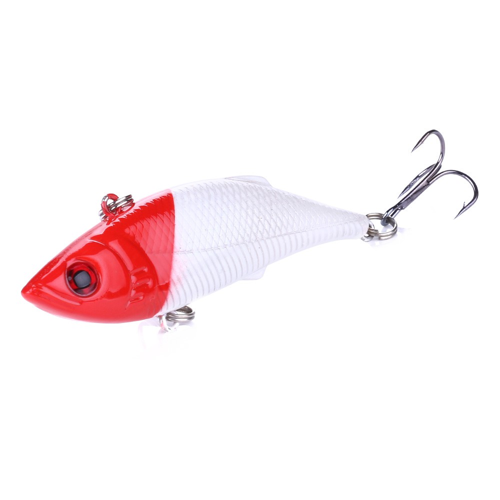 HENGJIA 1pcs 8cm/11.8g VIB Umpan Pancing Swimbait Ikan Fishing Lure Bait Bass Crankbait Kail Tackle