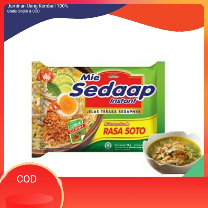 

Mie sedap soto 75 gram