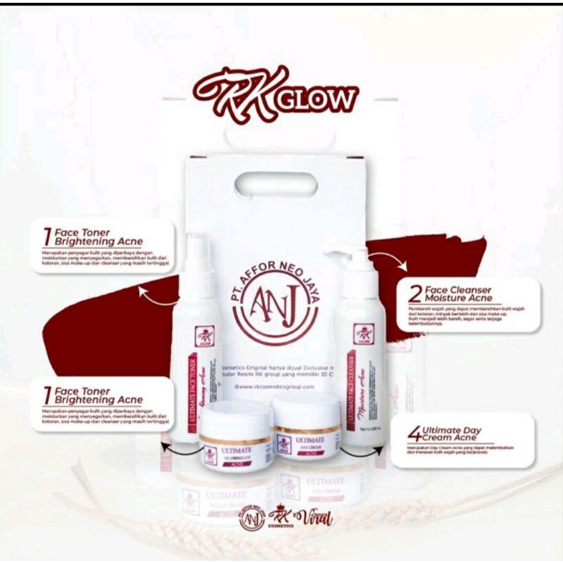 Paket RK Glow Acne & Premium Original BPOM