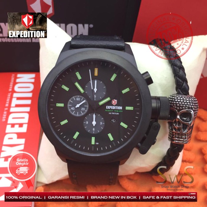 jam Tangan Pria EXPEDITION EXP E6339 Original 6339 Night Vision