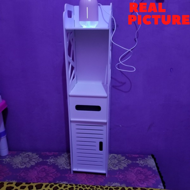 Rak  Kamar Mandi minimalis  organizer toilet Susun Minimalis Tahan Air Murah Shabby Chic DIY Serbaguna aesthetic Multifungsi Portable Desktop Organizer Tempat Penyimpanan Sabun sampo shampo Alat Mandi Perlengkapan alat Mandi Waterprrof Bongkar Pasang