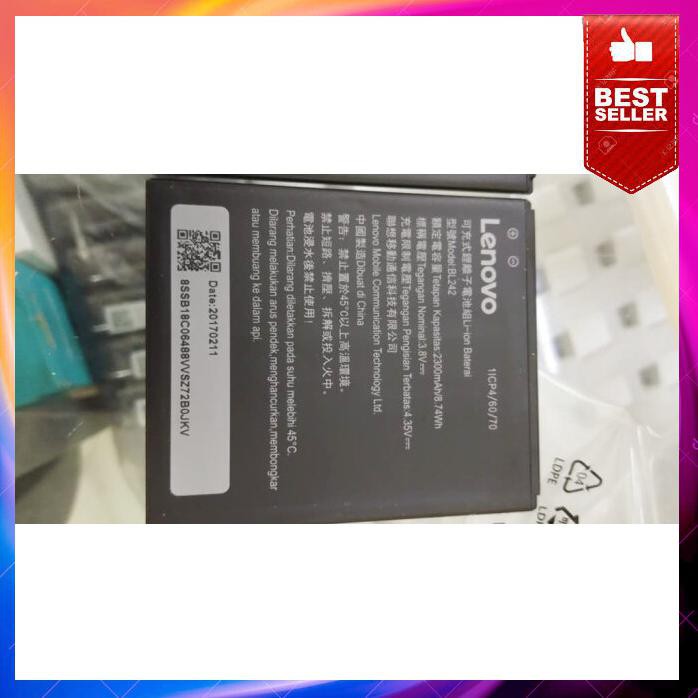 Acc Hp Original Baterai Lenovo A6000 Bl242