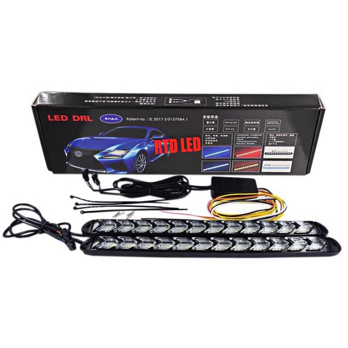 Drl Led Running Sein Waterproof Lampu Drl Mobil R013