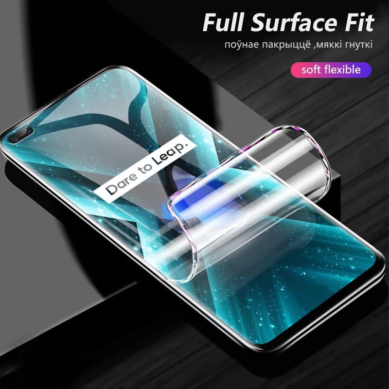 USAMS - HYDROGEL FILM HYBRID ANTI GORES OPPO A52 A72 A92 A53 A33 A93 F17 PRO FULL COVER PROTECTOR