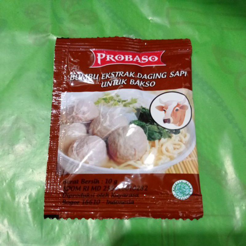 

(paket 5 bungkus) tepung probaso ekstrak daging sapi (beef) 10grm