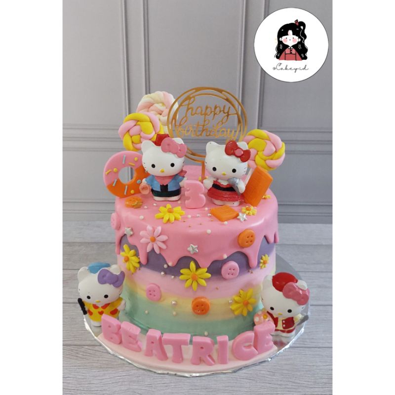 

Kue Ulang Tahun Karakter Hello Kitty (butter 18cm)