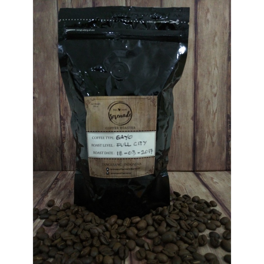 

Kopi Arabica Aceh Gayo 250 gram - Serenade Coffee Roaster