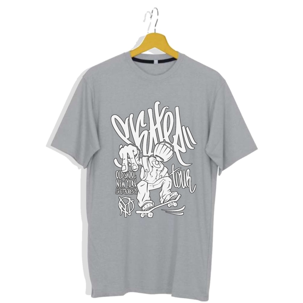NEW official kaos motif pria wanita kaos ONECK PE distro style oblong lengan pendek termurah