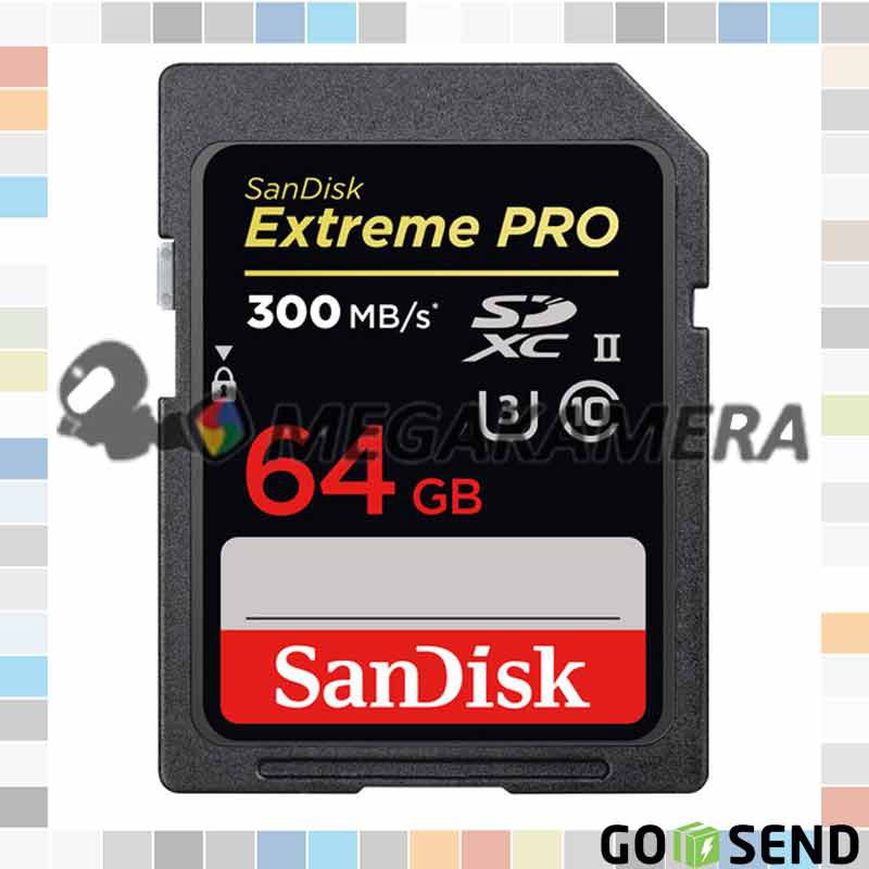 Memori Sandisk SD Extreme PRO (300Mbps) 64GB