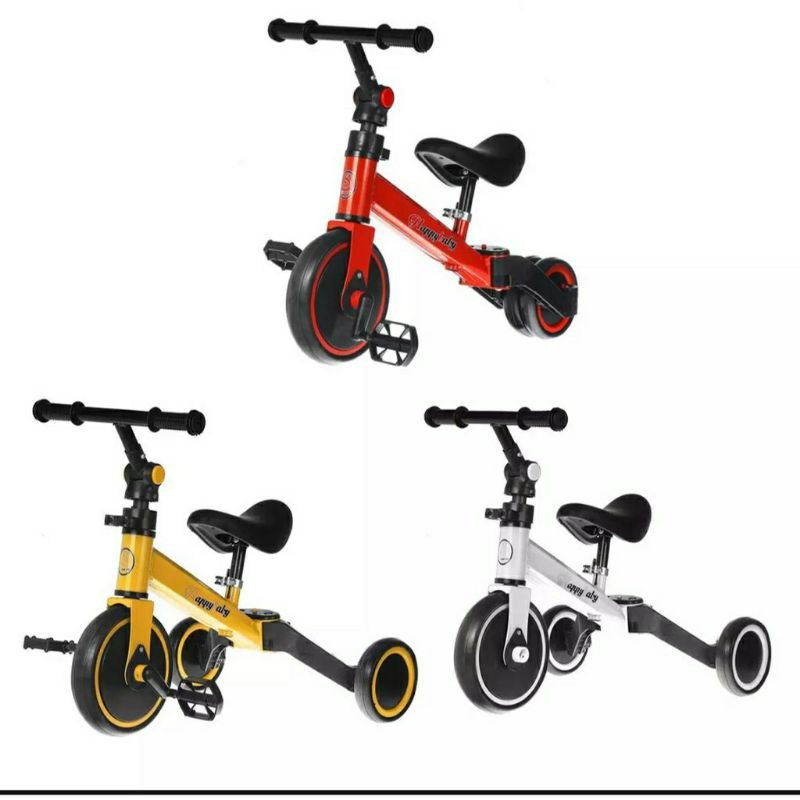 Jual Sepeda Balance bike 3 in 1 sepeda keseimbangan Aviator happy baby balance bike sport