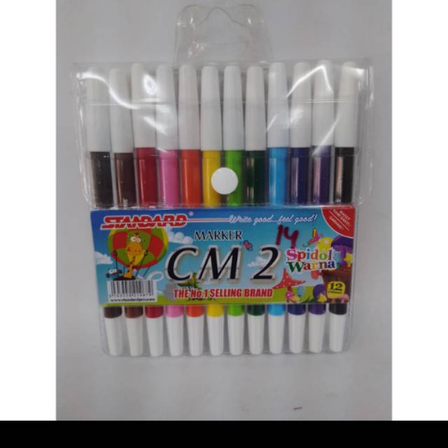 

Spidol 12 warna Stantard
