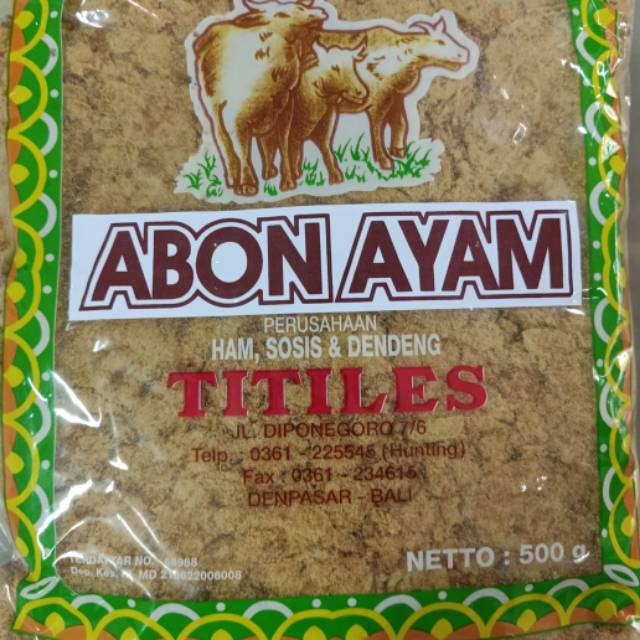 

TITILES ABON AYAM