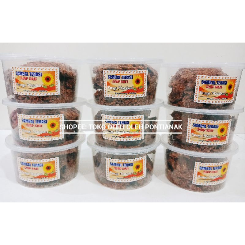 

SAMBAL TERASI SIAP SAJI CAP MATAHARI/ KHAS SINGKAWANG UK BESAR